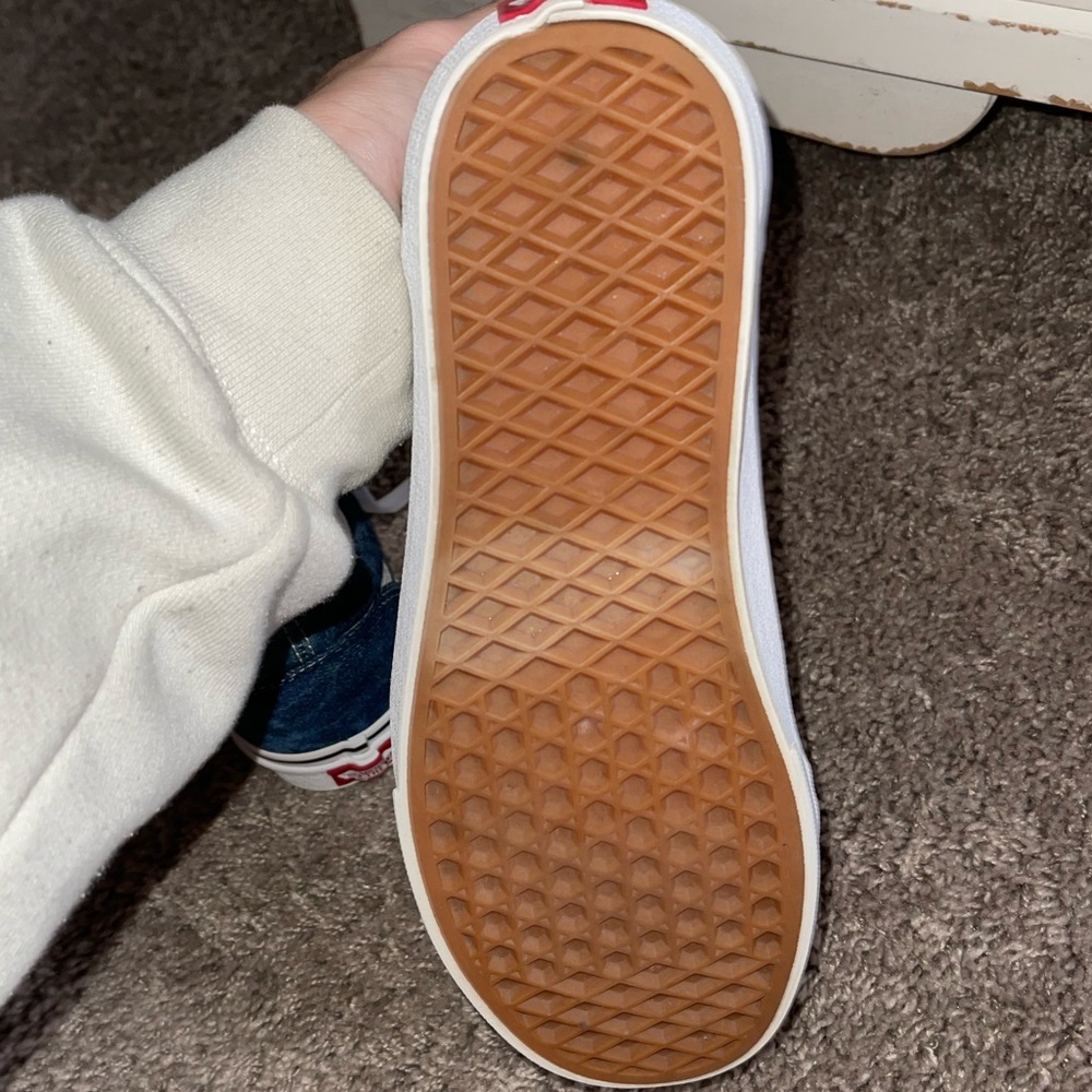 Custom Made Blue Vans - Picture 7 of 8